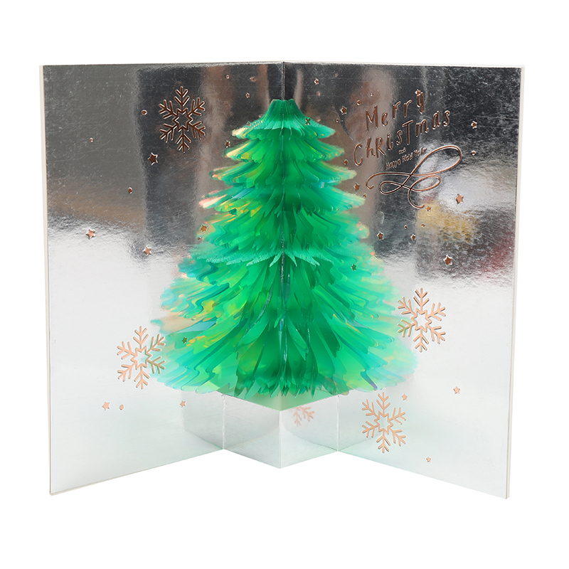 3D Pop-up Christmas Tree Card XMAS TY-0055